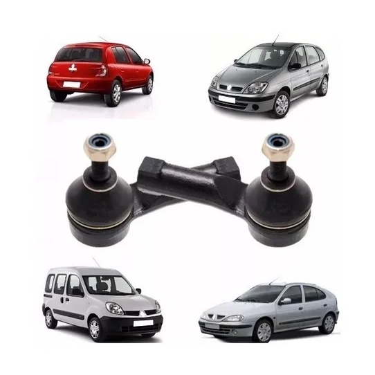 PAR DE TERMINAL DE DIREÇÃO RENAULT MEGANE SCENIC CLIO SYMBOL TWINGO KANGOO
