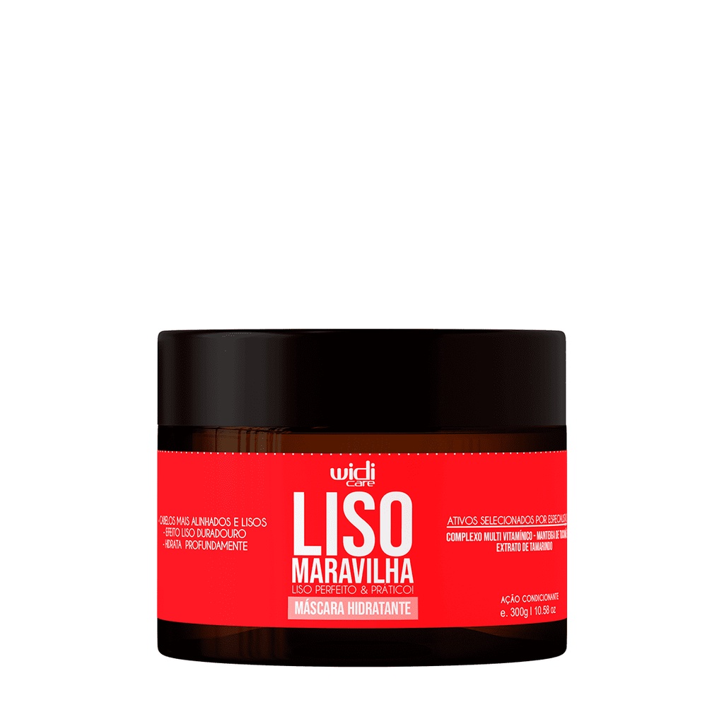 Máscara Hidratante Liso Maravilha 300g - Widi Care - Beauty