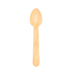 Colher de Bambu Lisa - 11cm - 1 unidade - Rizzo Distribuidora