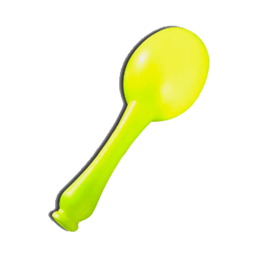 Maracá Plastica Amarelo - 1 unidade - Rizzo
