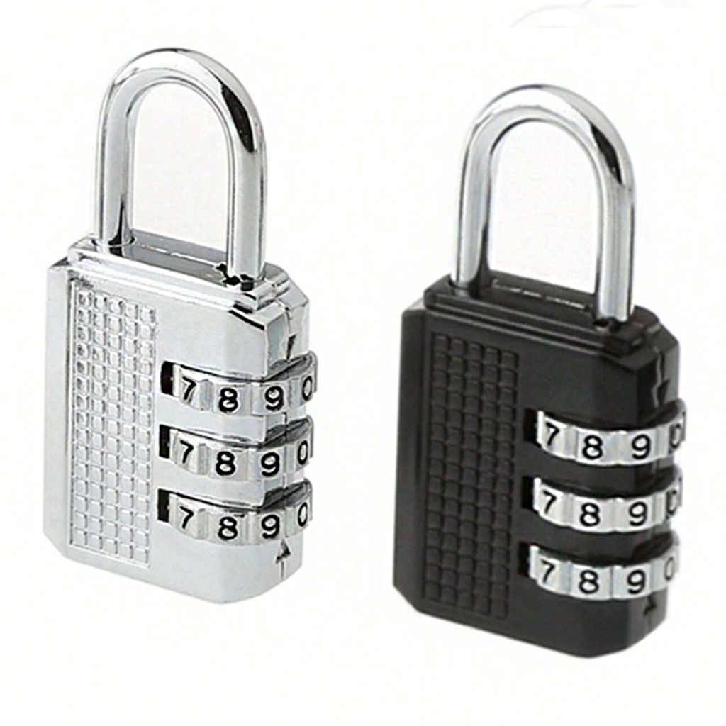 Kit 2 Cadeados Com Senha Código de combinação Número Proteção em Oferta na Shopee