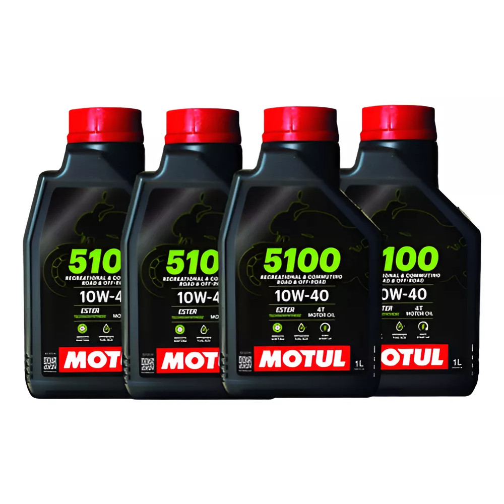 KIT 4 OLEO MOTUL 5100 4T 10W40 em Oferta na Shopee