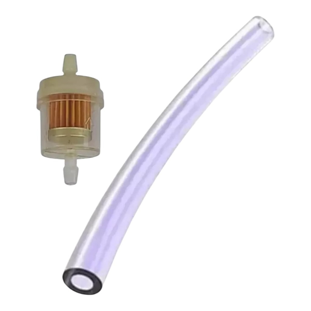 Filtro Gasolina Bike Motorizada Mobilete moto com Mangueira 20cm
