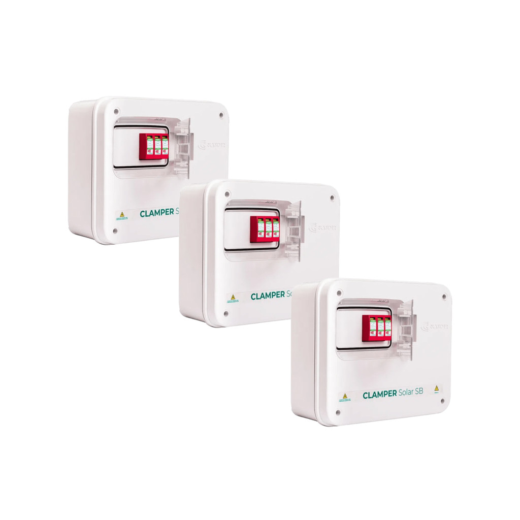 Kit com 3 String Box Solar 2E/1S 1040V 20A 1 Chave