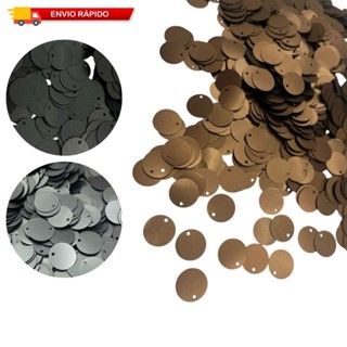 Paetê Lantejoula Elegance Fosco 16/20/25/30mm 50Grs Crochê Carnaval em Oferta na Shopee