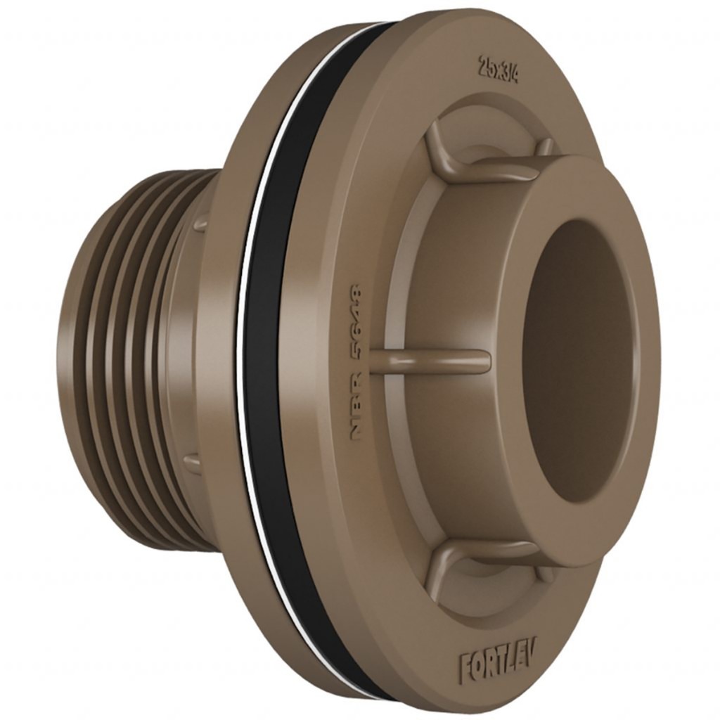 Kit com 10 Adaptadores Flange Soldavel Para Caixa D’água 25mm X 3/4'' Fortlev - Home & Living