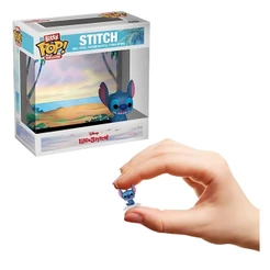 Boneco Colecionável Bitty Pop! Deluxe Funko Stitch na Praia Vinil 2,3cm 3+ Candide - 11853
