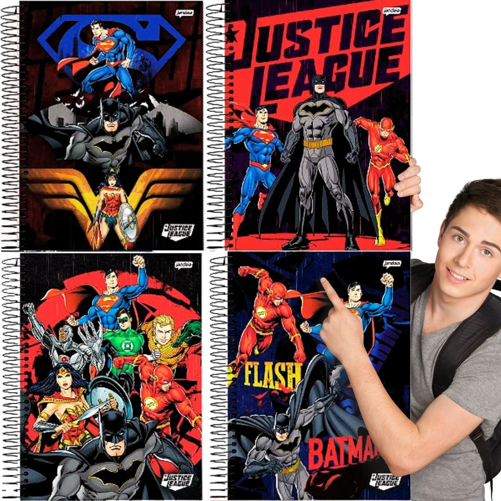 Caderno Jandaia Liga da Justiça: Onde Comprar | BuscaProdutos