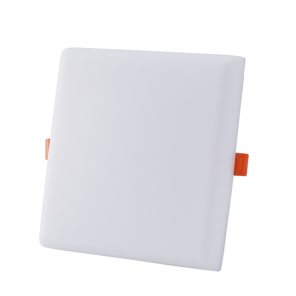 Kit 2 Painel Borda Infinita Aço Emb/Sob Quadrado 32W 3000K (Luz Amarela) - Blumenau