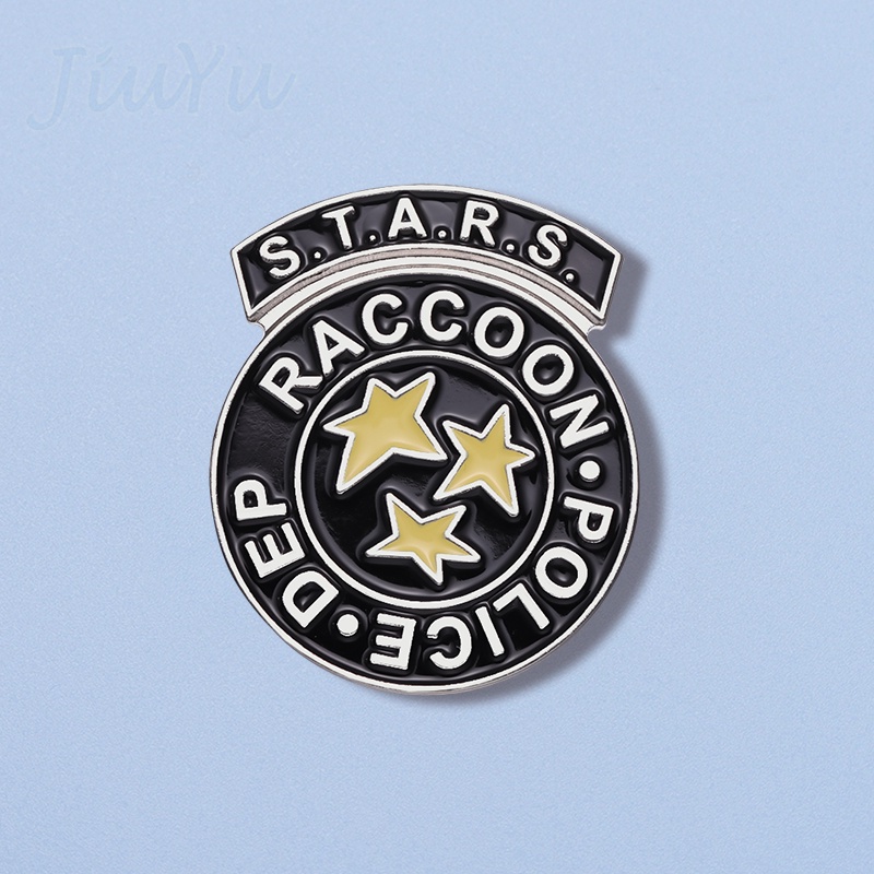 Jogo Raccoon City Broche De Alfinete De Esmalte Resident Evil Brooch Laple Crachás Jóias Presentes em Oferta na Shopee