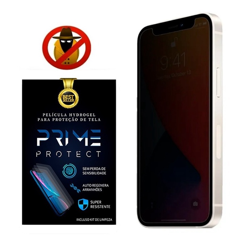 Pelicula Premium Hidrogel TPU Privacidade Iphone X ao 14 - A melhor do Mercado