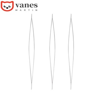VANES Agulhas De Bordar Prata 5PCS Fazendo Contas