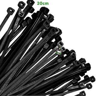 200 uni. Cinta Abraçadeira Enforca Gato Nylon 20cmX3,6mm em Oferta na Shopee