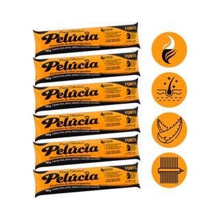Kit 6 Hene Gel Pelucia Tonalizante Classico Forte Embelleze