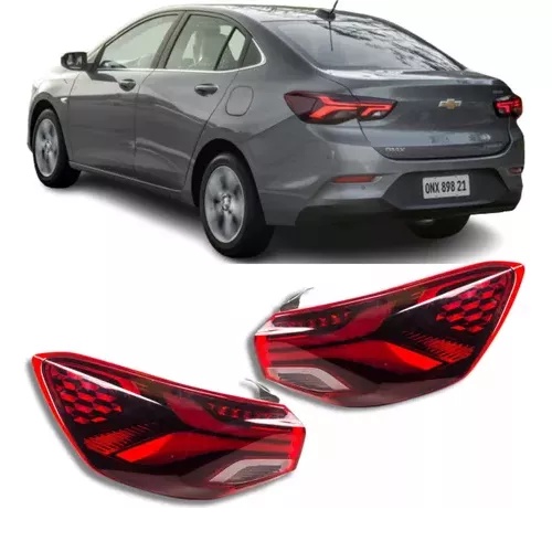 Lanterna Traseira Canto Onix Sedan 2020 2021 2022 2024 S/Led