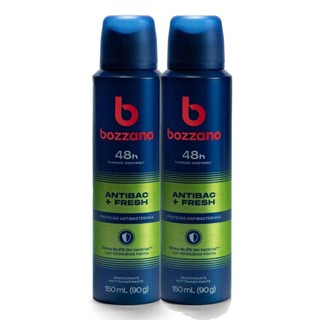 Kit 2 Desodorante Bozzano Fresh Aerosol Antitranspirante 48h 150ml