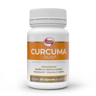 Cúrcuma Plus Antioxidante com Vitaminas 30 Capsulas Vitafor
