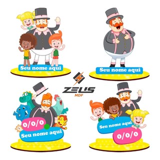 Personalizado Centro de Mesa Mundo Bita Decoração infantil ideal para festa