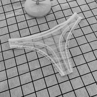 1-2 Pcs Calcinha Fio Dental Transparente Sexy Feminina Veja Através Da Crotch Mesh Bottom Sem Costura Calça T-Shirt De Baixo Nível Roupa Íntima