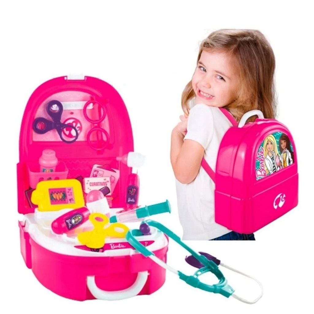 Barbie Doutora Medica Mochila Com Acessórios F00629 - Fun em Oferta na Shopee