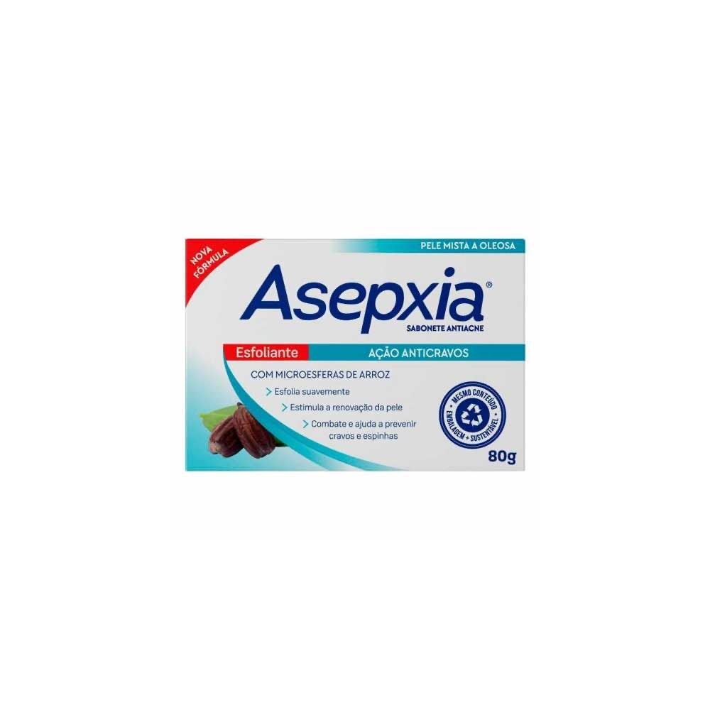 Sabonete Facial Asepxia Esfoliante 80g - Beauty