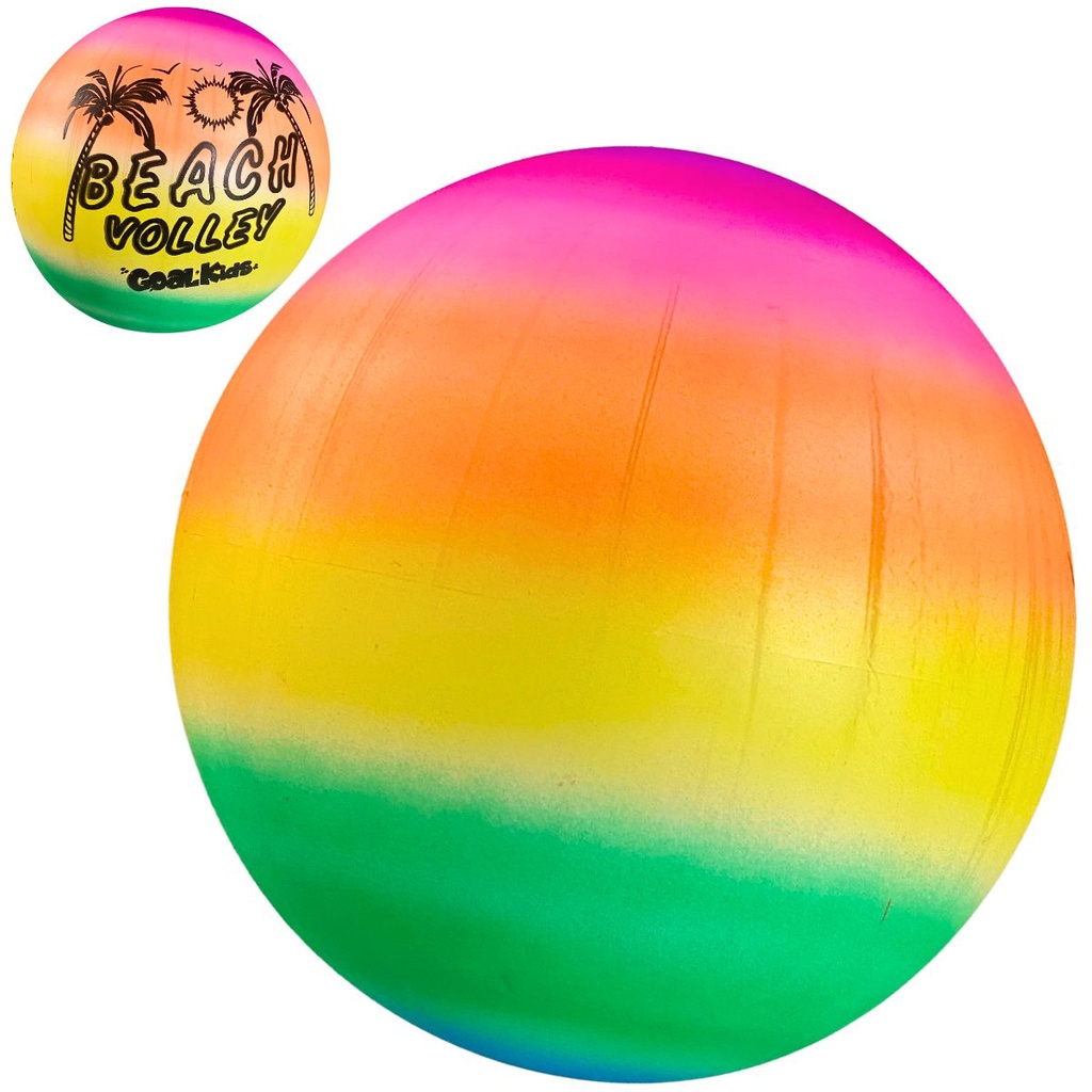 Bola De Vinil Dente de Leite Multicolorida Futebol Praia
