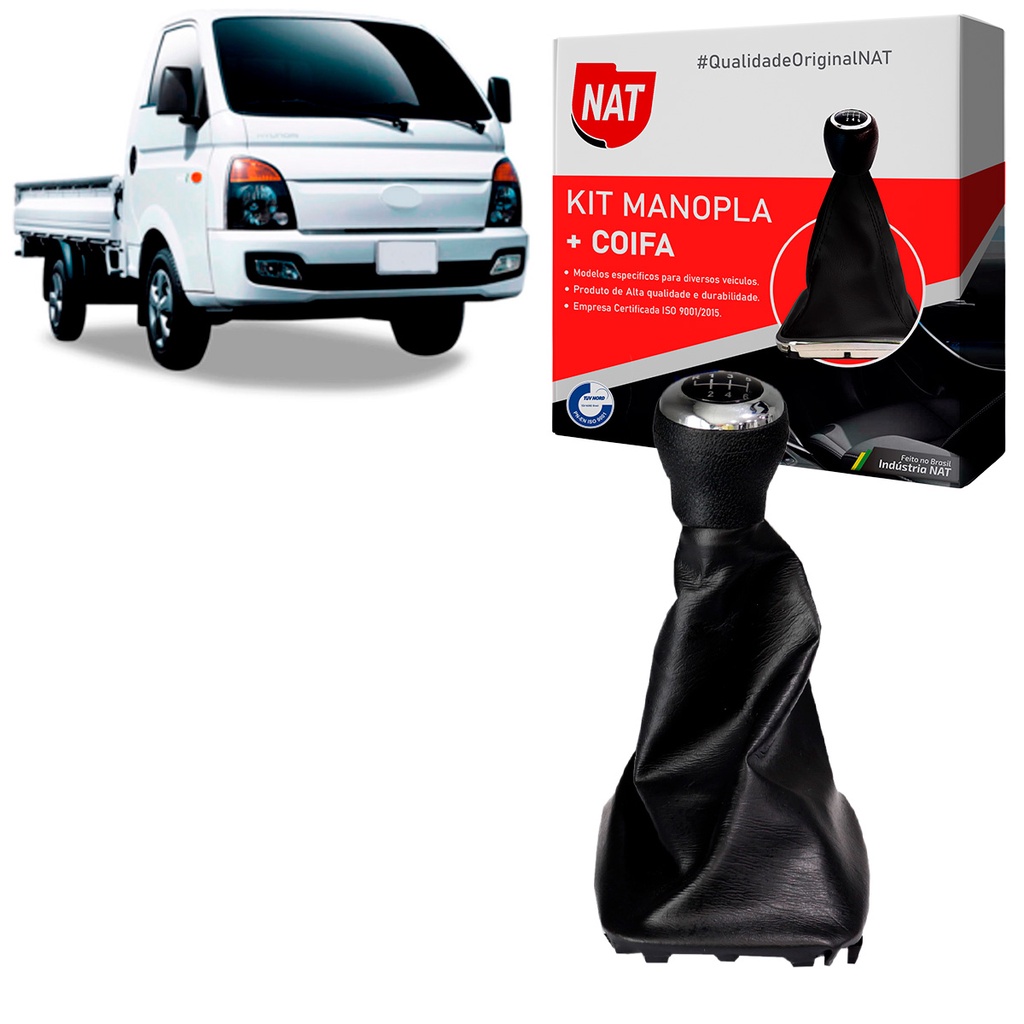 Manopla + Coifa Hr 2014 Até 2022 Preta - 6 Marchas em Oferta na Shopee