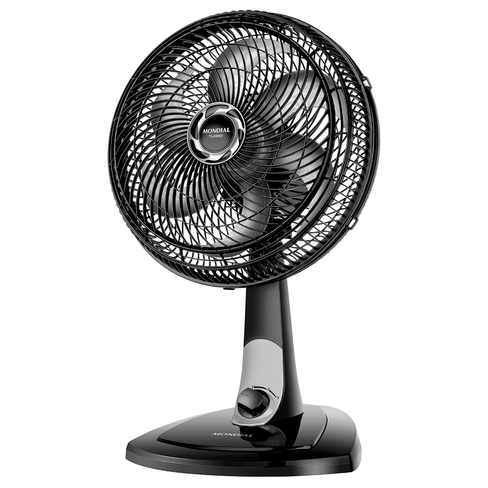 Ventilador de Mesa Turbo Mondial 30cm 60W VT-30-NB 127V - Home Appliances