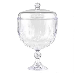 Taça Americana - Diamante Com Tampa - 1,250 ml - 1 unidade - BlueStar - Rizzo
