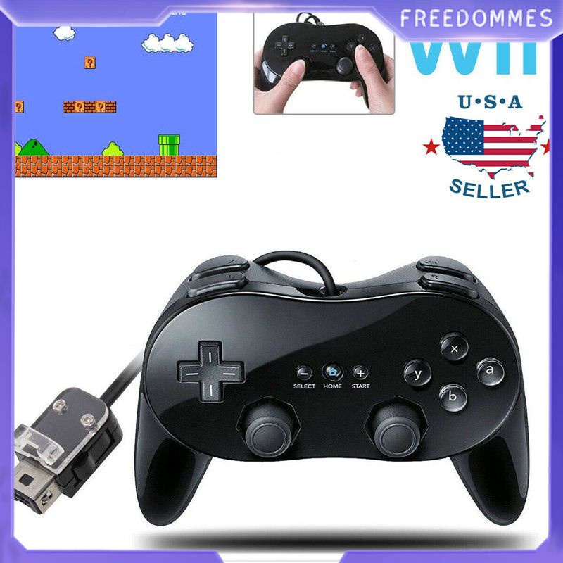 Novo Pro Classic Game Controller Pad Console Joypad para Nintendo Wii Remote Wii Classic Pro Controller para jogo Nintendo Remote Nintendo Switch Pro Controller Nintendo Switch Freedommes