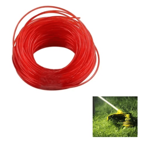 Fio Nylon Para Roçadeira Carretel Cortar Grama 20 Metros 3mm