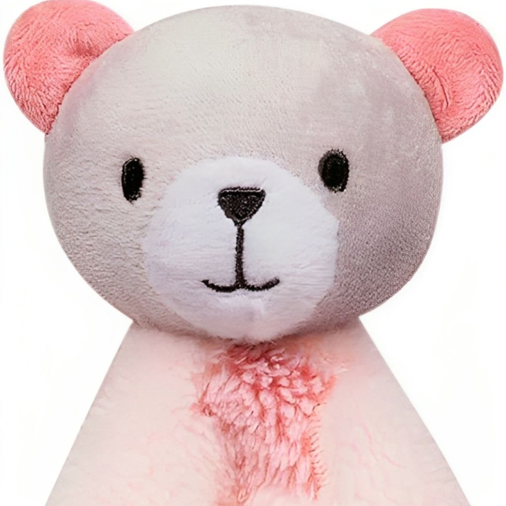 Detalhes do Naninha Ursinho Estrelinha Rosa Para Bebês 11861 - Buba