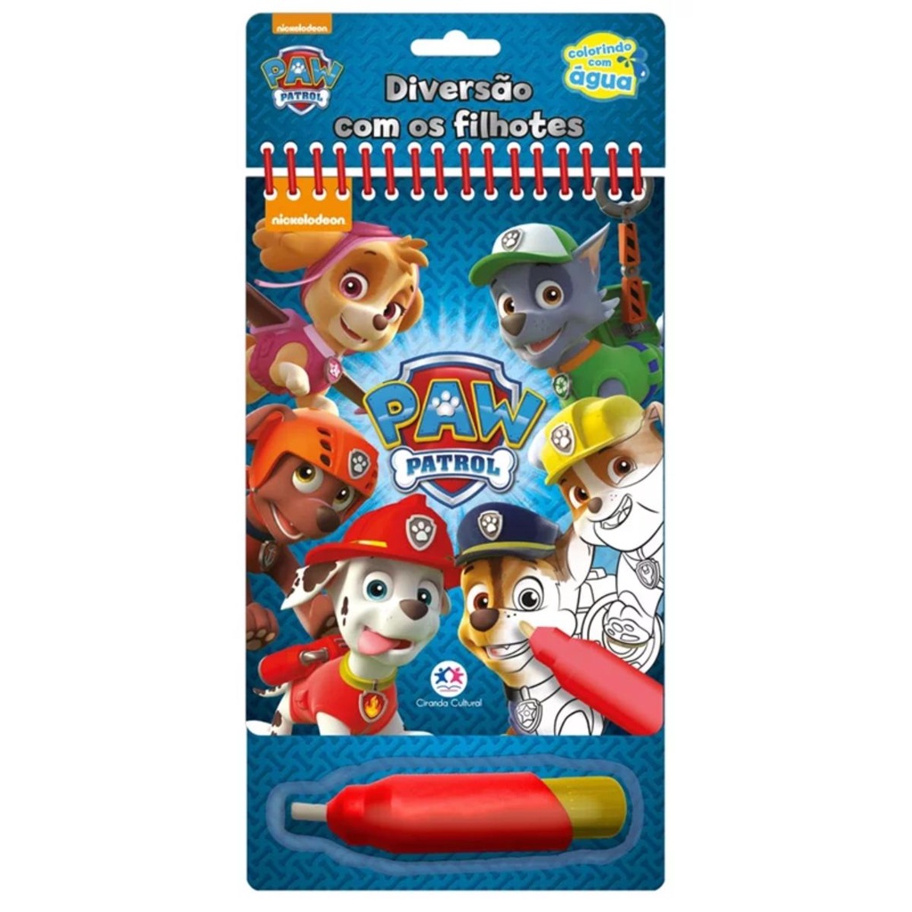 Aquabook Patrulha Canina - Diversão com os filhotes | Ciranda Cultural em Oferta na Shopee