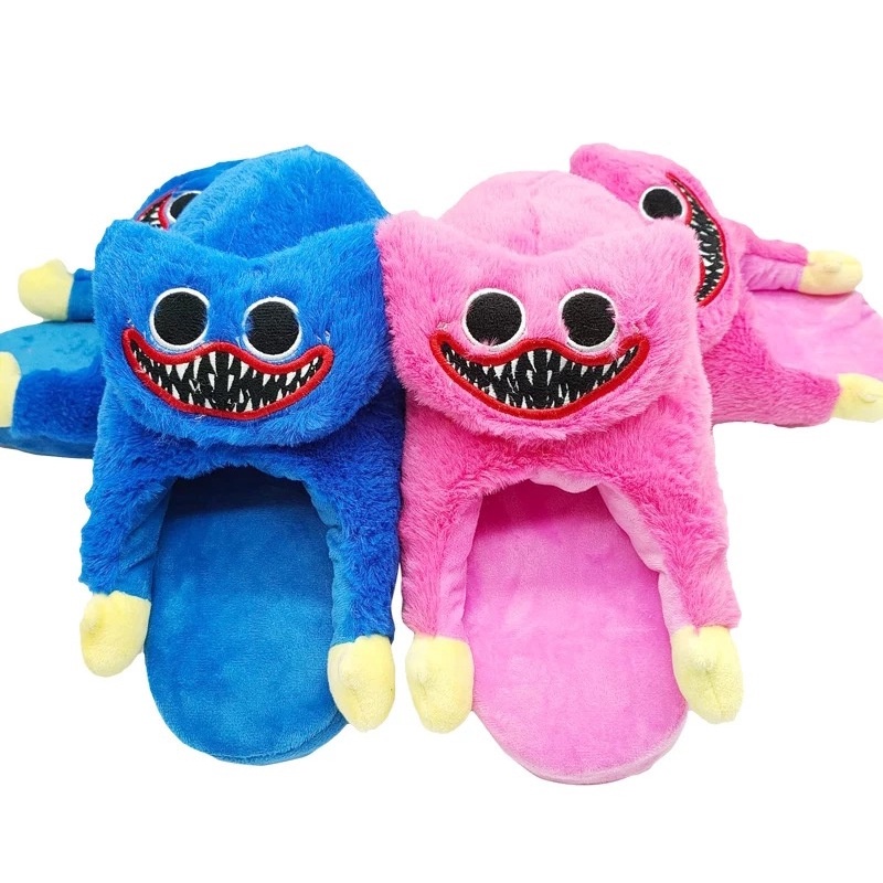 Huggy Wuggy Poppy Playtime Brinquedo De Pelúcia Outono Inverno Interior Lazer Esportes Chinelos Femininos Chinelos Mascu