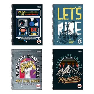 Caderno Universitário Tilibra Pepper 1 Matéria 80fls