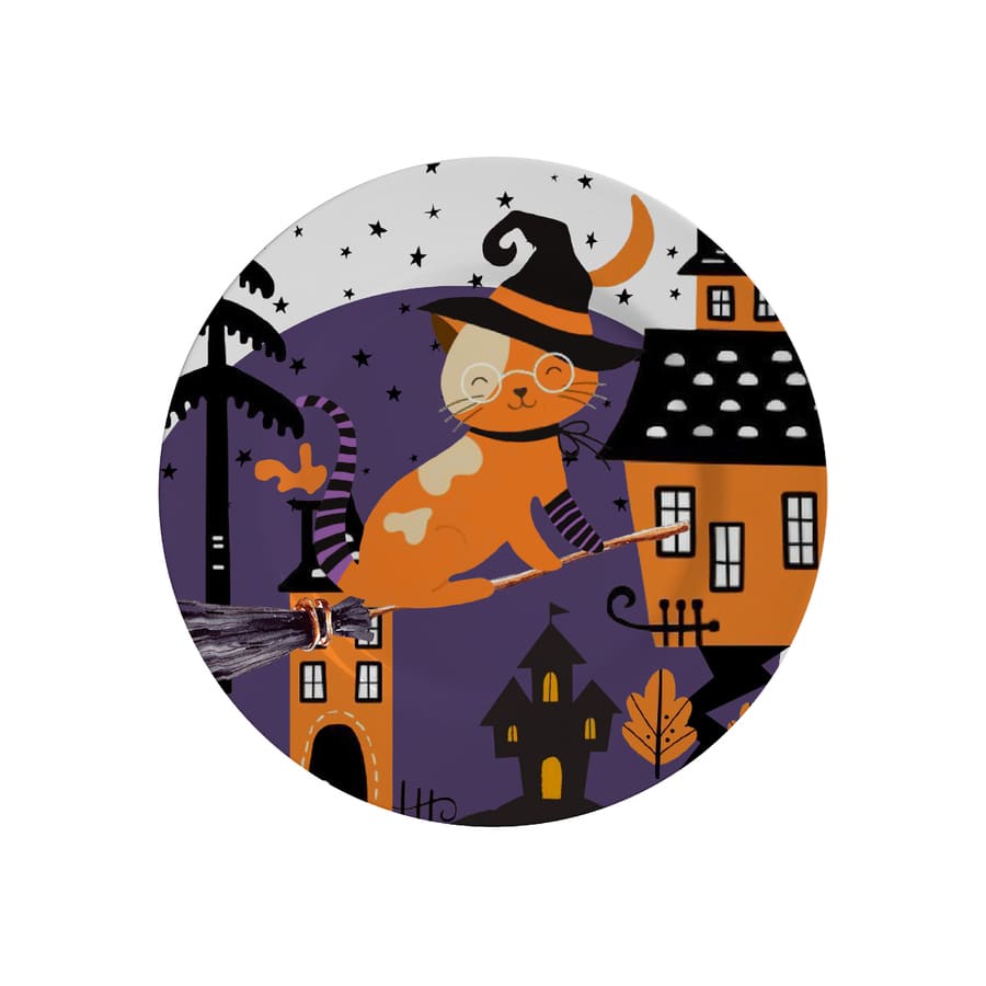 Conjunto com 6 Pratos de Sobremesa Swett Tasty Halloween Ø21cm