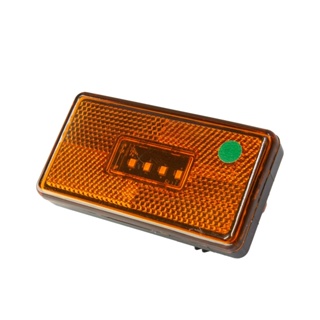 Lanterna Lateral Retangular 4 Leds SMD Scania Série 6 24V Laranja - Pradolux - PL0750.24.61 em Oferta na Shopee