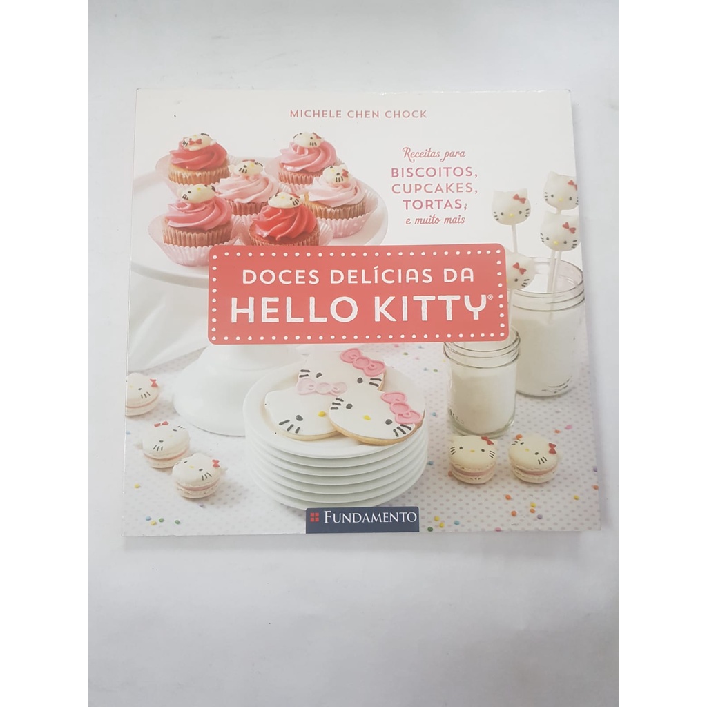 Doces delícias da Hello Kitty biscoitos cupcakes tortas