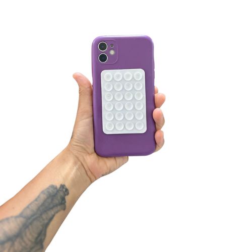 Ventosa Celular Suporte Case Tiktok Viral For Creators Branco