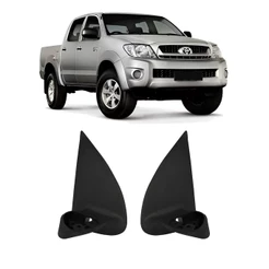 Par Suporte Base Pé Retrovisor Externo Hilux 2005 2006 2007 2008 2009 2010 2011