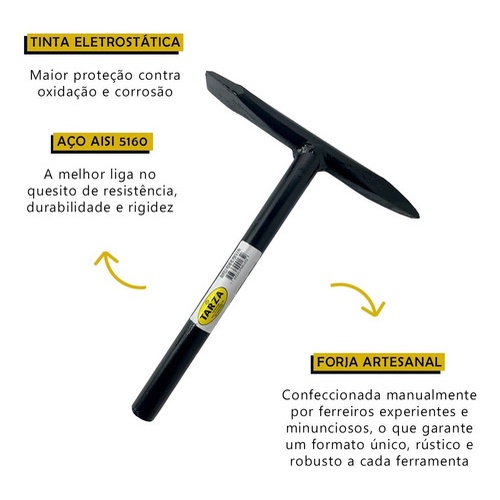 Martelo Para Pedreiro Ponta E Pá 600g Aço Forjado TARZA
