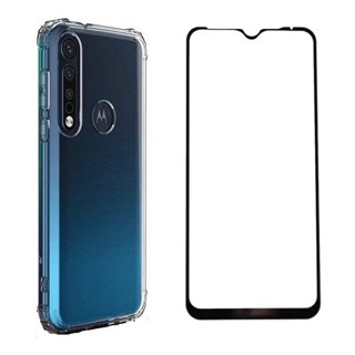 Capa Case Capinha Para Moto One Macro + Película 3D Vidro Temperado