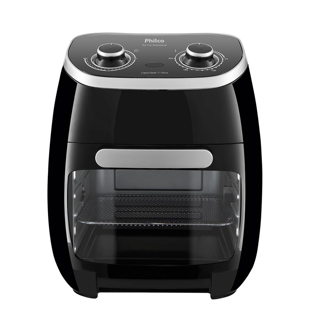 Fritadeira Elétrica 2 em 1 Philco Oven Air Fryer e Forno PFR2000P 11L Preta - 220V