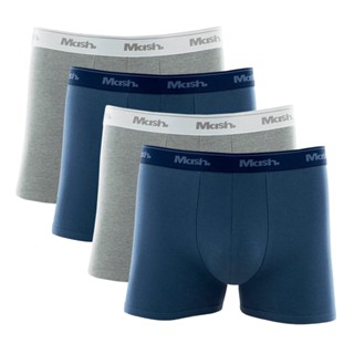 Kit 4 Cuecas Boxer Algodão Mash 110.04 - AZ20