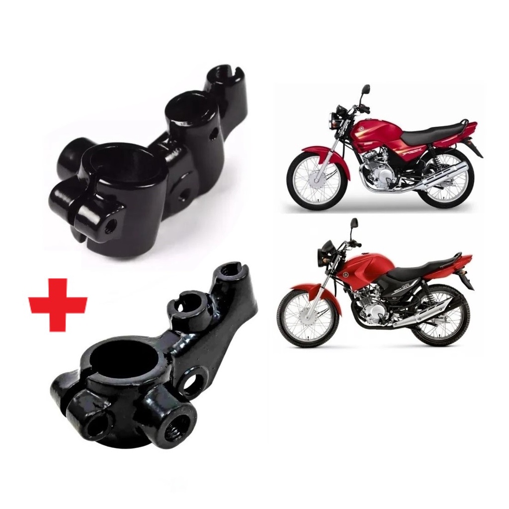 Par Manicoto Ybr 125 / Factor 125 Modelo Original Manete Embreagem e Suporte Direito