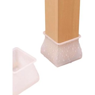 Kit 16 Peças Proteção de Cadeira Quadrada Silicone Casa Escritório