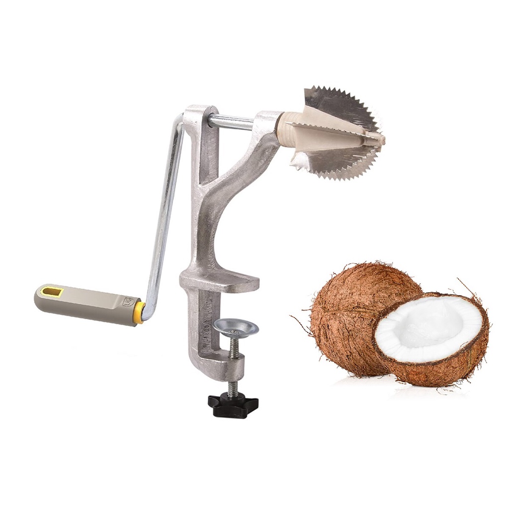 Raspador de Coco Máquina Manual Ralador Lâmina Inox Cocada And Anodilar em Oferta na Shopee