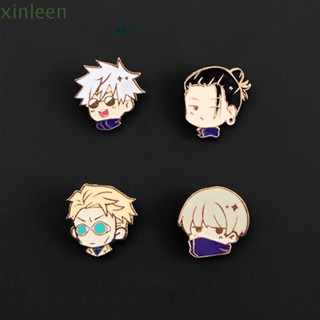 XINLEEN Jujutsu Kaisen Cosplay Casaco De Metal Broche Para Alfinetes Decoração De Desenho Animado Esmalte