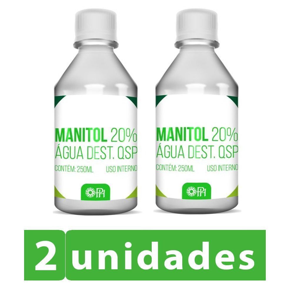 KIT 2 Manitol 20% AOPH 250ml