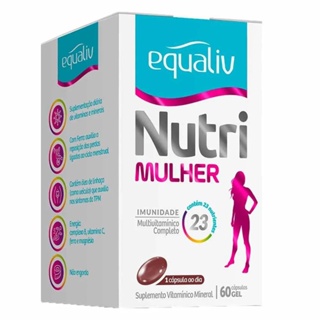 Suplemento Vitamínico Nutri Mulher Equaliv 60 cápsulas em Oferta na Shopee